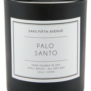 Saks Fifth Avenue Palo Santo Candle